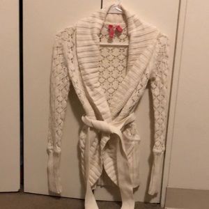 Charlotte cream sweater, size XS